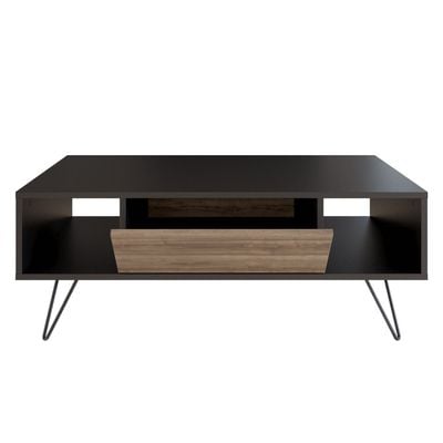 Mistico Coffee Table 120 cm with A Cabinet and Shelves 