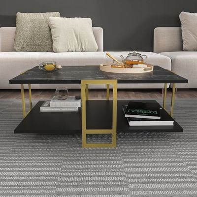 Polka Metal Legs Coffee Table 120 cm | Living Room Table