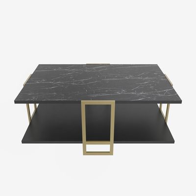 Polka Metal Legs Coffee Table 90 cm | Living Room Table