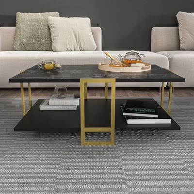 Polka Metal Legs Coffee Table 90 cm | Living Room Table