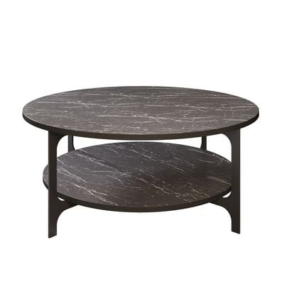 Versy Metal Legs Coffee Table 90 cm | Living Room Table