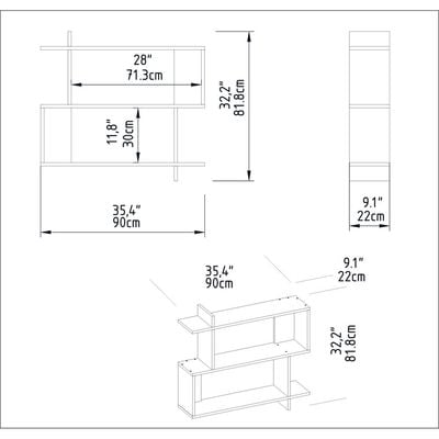 Mina 90 cm Floating Wall Shelf | Display shelves