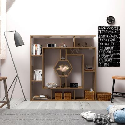 Labrina 134 cm tall Bookcase | Display Unit, Bookshelf, Storage Rack