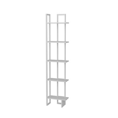 Alice 180 tall Metal Frame Manufactured Wood Corner Bookcase | Bookshelf, Storage Rack