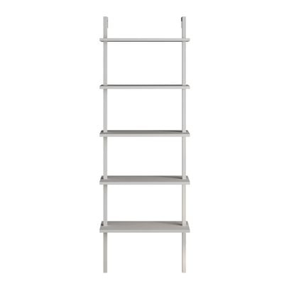 Piante 174 cm tall Metal Frame Manufactured Wood Accent Ladder Bookcase | Bookshelf, Storage Rack