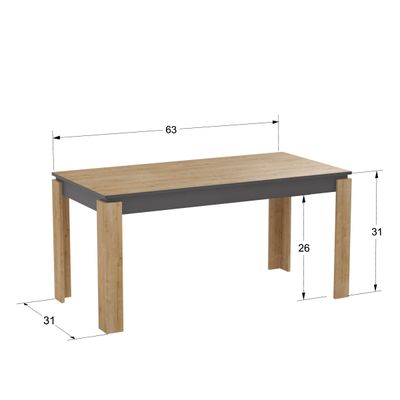 Manhattan 160 cm Dining Table