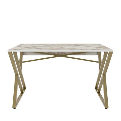 Gyza Computer Desk with Crossbar Metal Frame 120 cm | Work Table