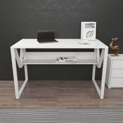 Lona Computer Desk with a Metal Frame 120 cm | Work Table