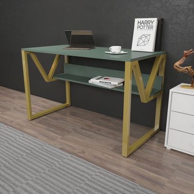 Lona Computer Desk with a Metal Frame 120 cm | Work Table