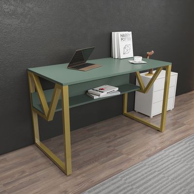 Lona Computer Desk with a Metal Frame 120 cm | Work Table