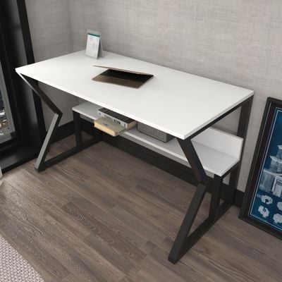 Wake Computer Desk with a Metal Frame 120 cm | Work Table