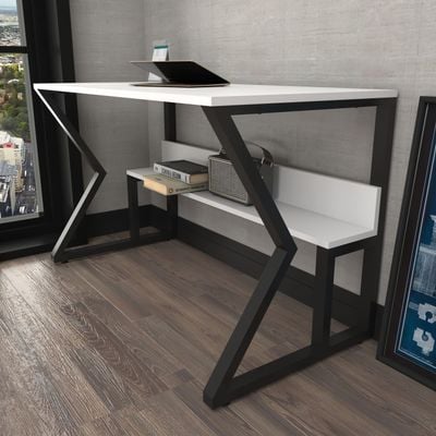 Wake Computer Desk with a Metal Frame 120 cm | Work Table