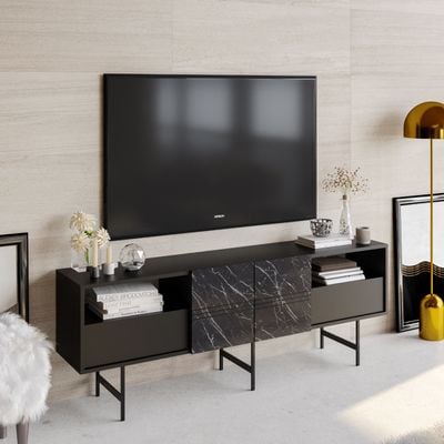 Derin 180 cm TV Unit / Side Table, Media Console for TVs up to 71"