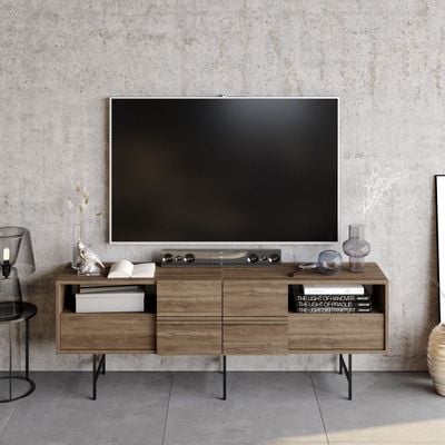 Derin 180 cm TV Unit / Side Table, Media Console for TVs up to 71"