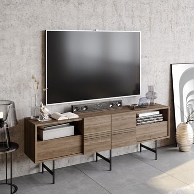 Derin 180 cm TV Unit / Side Table, Media Console for TVs up to 71"