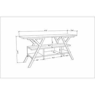 Minerva 120 cm TV Unit for TVs up to 55"