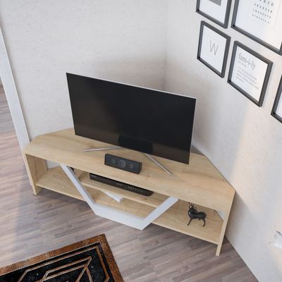 Sares 120 cm Corner TV Unit for TVs up to 55"