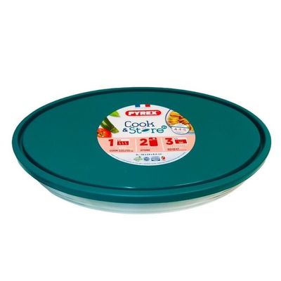 Pyrex Cook&Store 3L Oval Roaster with Lid for Versatile Cooking and Storing