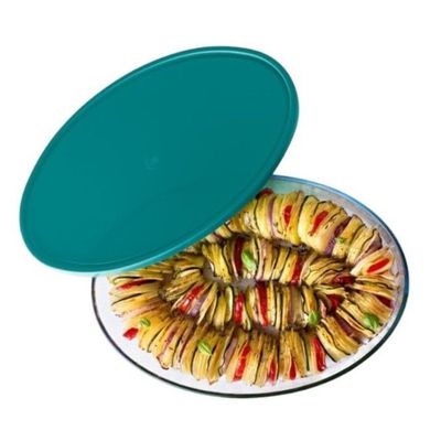 Pyrex Cook&Store 3L Oval Roaster with Lid for Versatile Cooking and Storing