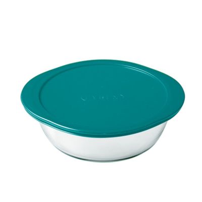 Pyrex Cook&Store 1.1L Round Roaster with Lid for Versatile Cooking and Storing Pyrex Cook&Store 1.1L Round Roaster with Lid for Versatile Cooking and Storing