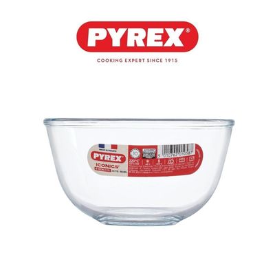 Pyrex 500ml Glass Mixing Bowl - Heat Resistant and Stackable Pyrex 500ml Glass Mixing Bowl - Heat Resistant and Stackable