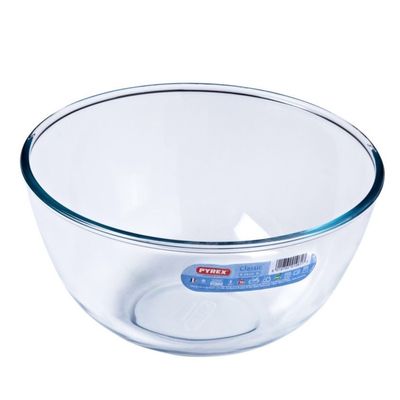 Pyrex 3L Glass Mixing Bowl - Heat Resistant and Stackable