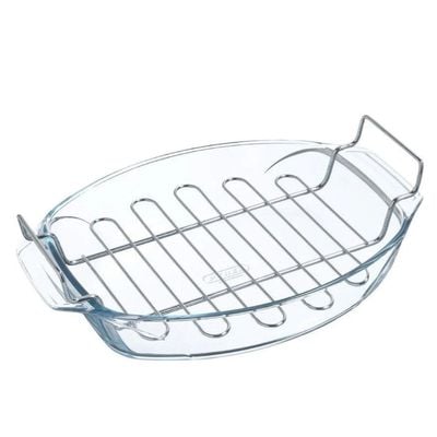 Pyrex Irresistible 4L Oval Roaster with Rack