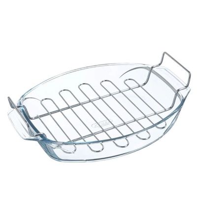 Pyrex Irresistible 4L Oval Roaster with Rack