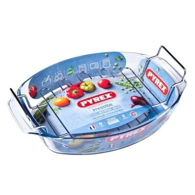 Pyrex Irresistible 4L Oval Roaster with Rack