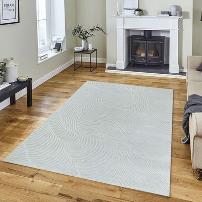 Handpicked Furniture Neutral Cream Runner Carpet Ultra Soft Area Carpets For Bed Room, Living Room, And Dining room, Anti-slip Floor Carpets, Easy to Clean, Made In Turkey 150x80 cm - Cream