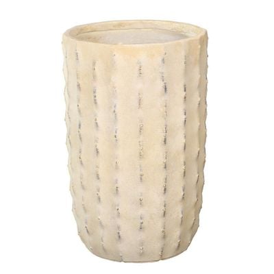 Yatai Plant Pot, Tall Textured Finish Concrete Planter Pot with Drainage Hole, Lightweight & Weather-Resistant Plant Vase, Indoor & Outdoor Flower Pot, Garden Pot for Home Event Patio Decor (34.5X54)