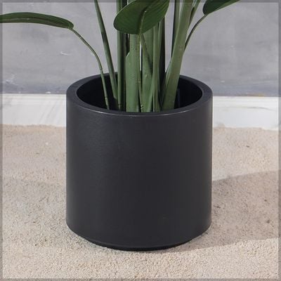 Yatai Plastic 27Cm Self Watering Planter Garden Plant Pot Indoor Nursery Pot Flower Plant Container For Home Decor For All House Plants, Flowers, and Rose Plants Gardning (Black)