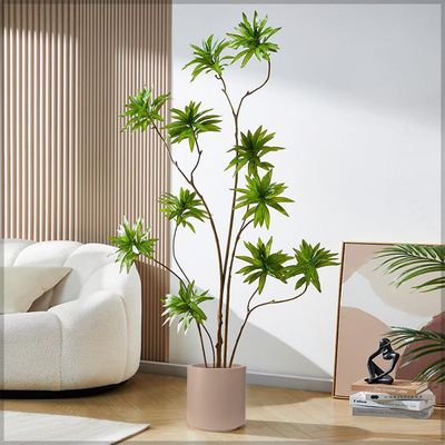 Yatai Plastic 34 Cm Self Watering Planter Garden Plant Pot Indoor Nursery Pot Flower Plant Container For Home Decor For All House Plants, Flowers, and Rose Plants (Coffee)