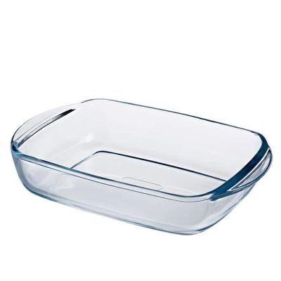 Pyrex Cook&Store 400ml Rectangular Roaster with Lid - Versatile Cooking and Storing