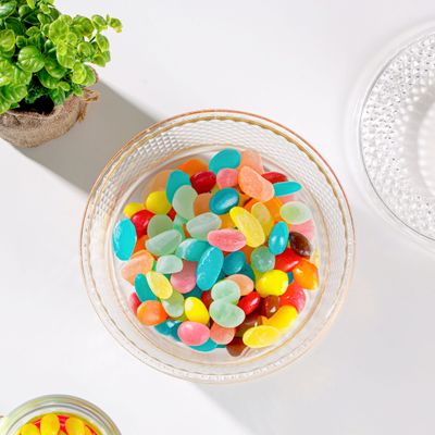 Royalford Acrylic Candy Bowl- RF12341/ Elegant and Sleek Design with Durable and Long-Lasting Construction, Gold Frame/ Multi-Purpose Storage Bowl Ideal for Fruits, Vegetable, Dcor Items, Candies/ Easy to Use and Maintain