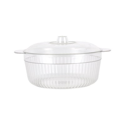 Royalford 2.0-liter Storage Bowl with Lid- RF12483/ Plastic Wide Mouth Container, Elegant and Sleek Design with Long-Lasting Construction/ Multi-Purpose, for Mixing, Serving, etc./ Ideal for Fruits, Vegetables, Snacks, Dcor Items/ Easy to Use and Maintain, Freezer-Safe/ Clear