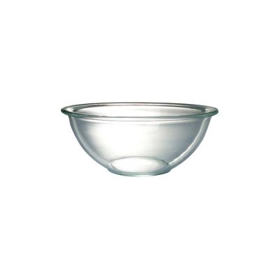 Royalford RF2705-GBD Glass Mixing Bowl, 0.8L - Glass Bowl, Oven Safe Mixing Bowl Set, Glass Baking Accessory, Small Serving/Mixing Bowl | Dishwasher & Microwave Safe | Ideal for Diets, Leftovers, Salads, Pasta, & healthy Snacks 