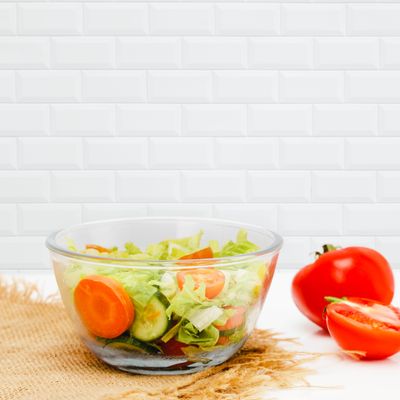 Buy Glass Mixing Bowl L Transparent Mixing And Serving Bowl Suitable For Snacks Salads