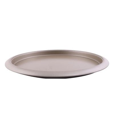 Royalford RF8796 Non Stick Pizza Crisper Tray for Oven, Pizza Oven Baking Tray, Easy Bake Round Base Layer Oven Tray| Easy Food Release and Easy Cleanup