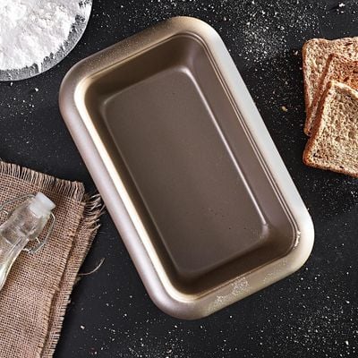 Royalford Non-Stick Loaf Pan - RF8787| Aluminium Build with Premium Non-Stick Coating for Easy Release & Clean Up - Oven Safe Bread Baking Mould - Ideal for Loaves, Bread, Cake - 0.5MM Thick - 28x17.5x6 cm