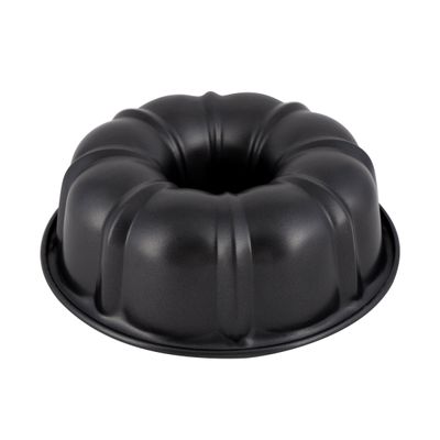 Royalford RF7032 Charlotte Bund Form Pan - Carbon Steel with Premium Non-Stick Coating for Easy Release & Clean Up - Oven Safe Cake Mould - Bundt Cake Pan - 0.7MM Thick - 25.5 x 8 CM