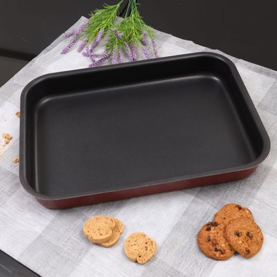 Non-Stick Square Baking Tray, 41cm Bakeware, RF1149-SP41 | Heavy Duty & Sturdy Design | Ideal for Cakes, Brownies, Bread Sticks, Cream Pie, Cookies, & More