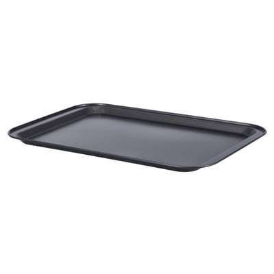 Royalford RF9900 3 Pcs Carbon Steel Non-stick Bakeware Set - Non-stick Cookie Sheet / Baking Sheet, 12Pcs Muffin Pan / Cupcake Pan & Roasting Pan | Wide Handle | Bread Dessert Bakeware, Sponge Cake Chocolate for baking