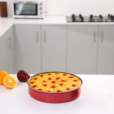 Portable Highly Durable 24Cm Non-Stick Baking Tray Ideal for Baking, Roasting & More RF6632 Royalford