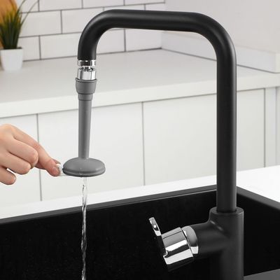 Royalford Water Filter Tap- RF11290| Flexible PVC Tap Extension with 2 Speed Adjustable Nozzle, Controlled Water Flow| Break-Resistant, Light-Weight, Durable and Stylish Construction| Perfect for Kitchen Faucets| Blue