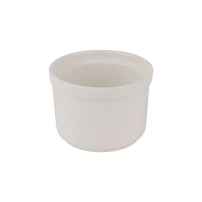 Magnesia Porcelain Bowl with Lid, 3.5 Inch