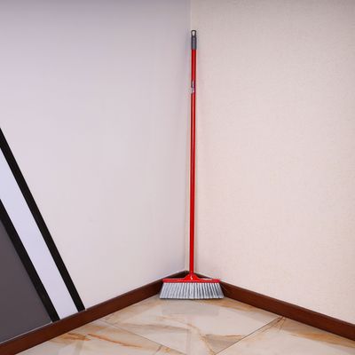 Royalford RF5832 Long Floor Broom with Strong Iron Handle - Upright Long Handle Broom with Stiff Bristles | Multipurpose Cleaning Tool Perfect for Home or Office Use |Ideal for All Sweeping Cleaning Job