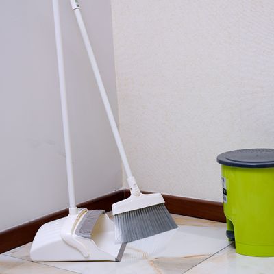 Royalford RF9658 Hand Brush & Dustpan 26x14Cm - Hand Broom with Durable Soft Tipped Bristles | Durable Design Gripped Long Handle | Hanging Loop | Cleaning Tool Perfect for Home or Office Use