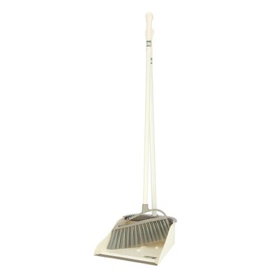 Royalford RF9657 Hand Brush & Dustpan 28x16Cm - Hand Broom with Durable Soft Tipped Bristles | Durable Design Gripped Long Handle | Hanging Loop | Cleaning Tool Perfect for Home or Office Use