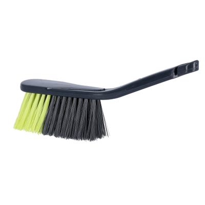 Royalford Dustpan with Brush-RF2368GR| Dustpan with Brush with Durable Stiff Bristles and Comfortable Grip| Multi-Purpose Cleaning Tool Perfect for Home, Kitchen, Office Use| Highly Durable, Light-Weight and Elegant Design